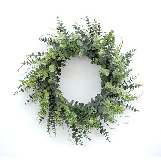 29" Eucalyptus Twig Wreath